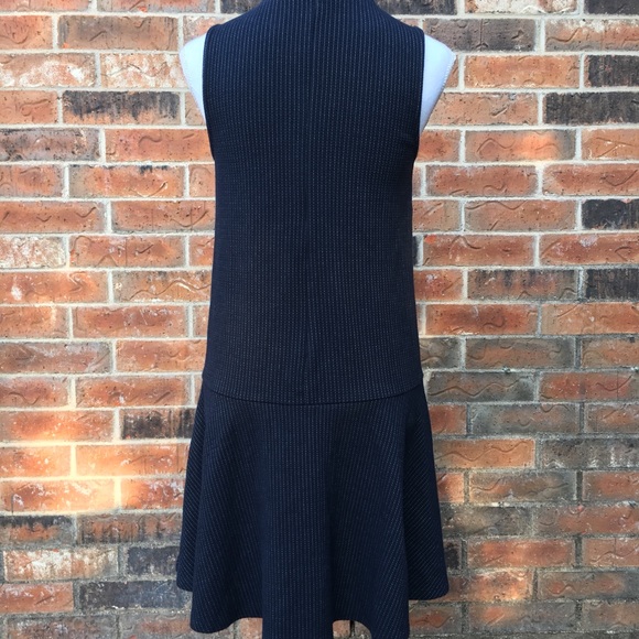 LOFT sleeveless mock neck, drop waist dress - Picture 2 of 8